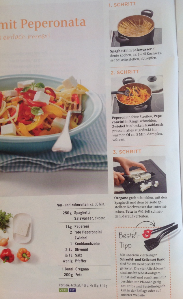 SPAGHETTI CON PEPERONATA